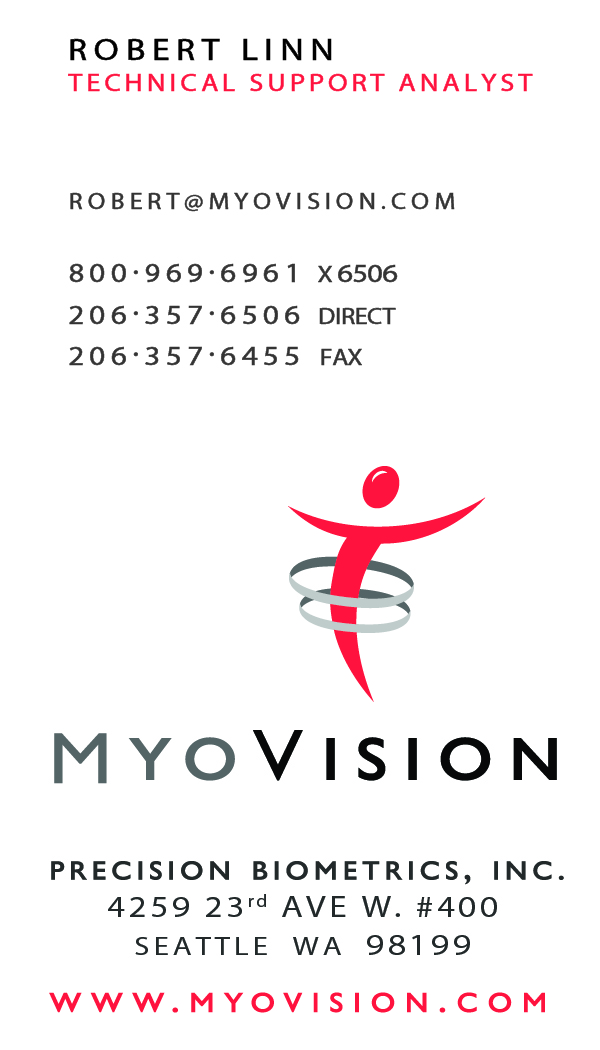 Business Card Design by Jenish  for Precision Biometrics Inc | Design #2059384