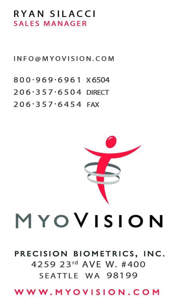 Business Card Design by Jenish  for Precision Biometrics Inc | Design #2059455