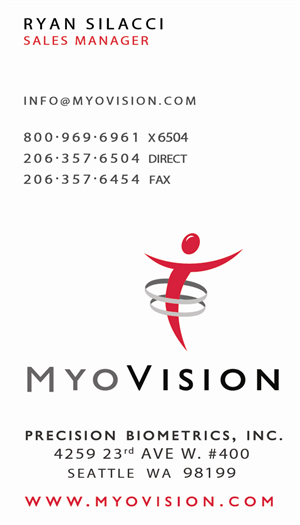 Business Card Design by Jenish  for Precision Biometrics Inc | Design: #2059455