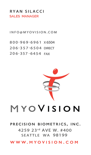 Business Card Design by junaid ahmad for Precision Biometrics Inc | Design: #2058053