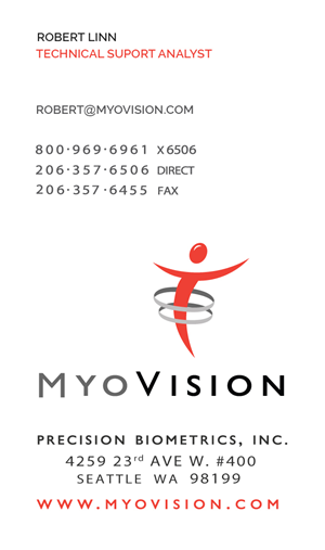 Business Card Design by junaid ahmad for Precision Biometrics Inc | Design: #2058056