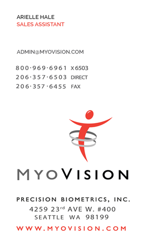 Business Card Design by junaid ahmad for Precision Biometrics Inc | Design: #2058057