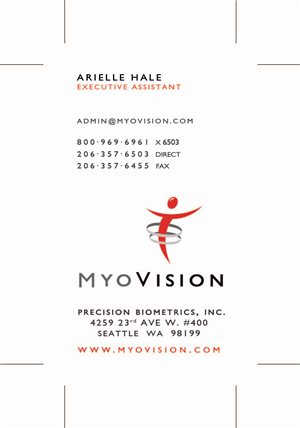 Business Card Design by yughina for Precision Biometrics Inc | Design: #2057859