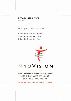 Business Card Design by yughina for Precision Biometrics Inc | Design: #2057863