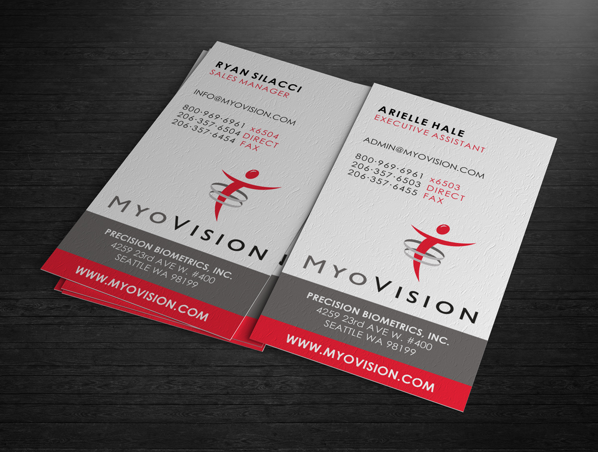 Business Card Design by logodentity for Precision Biometrics Inc | Design: #2060725