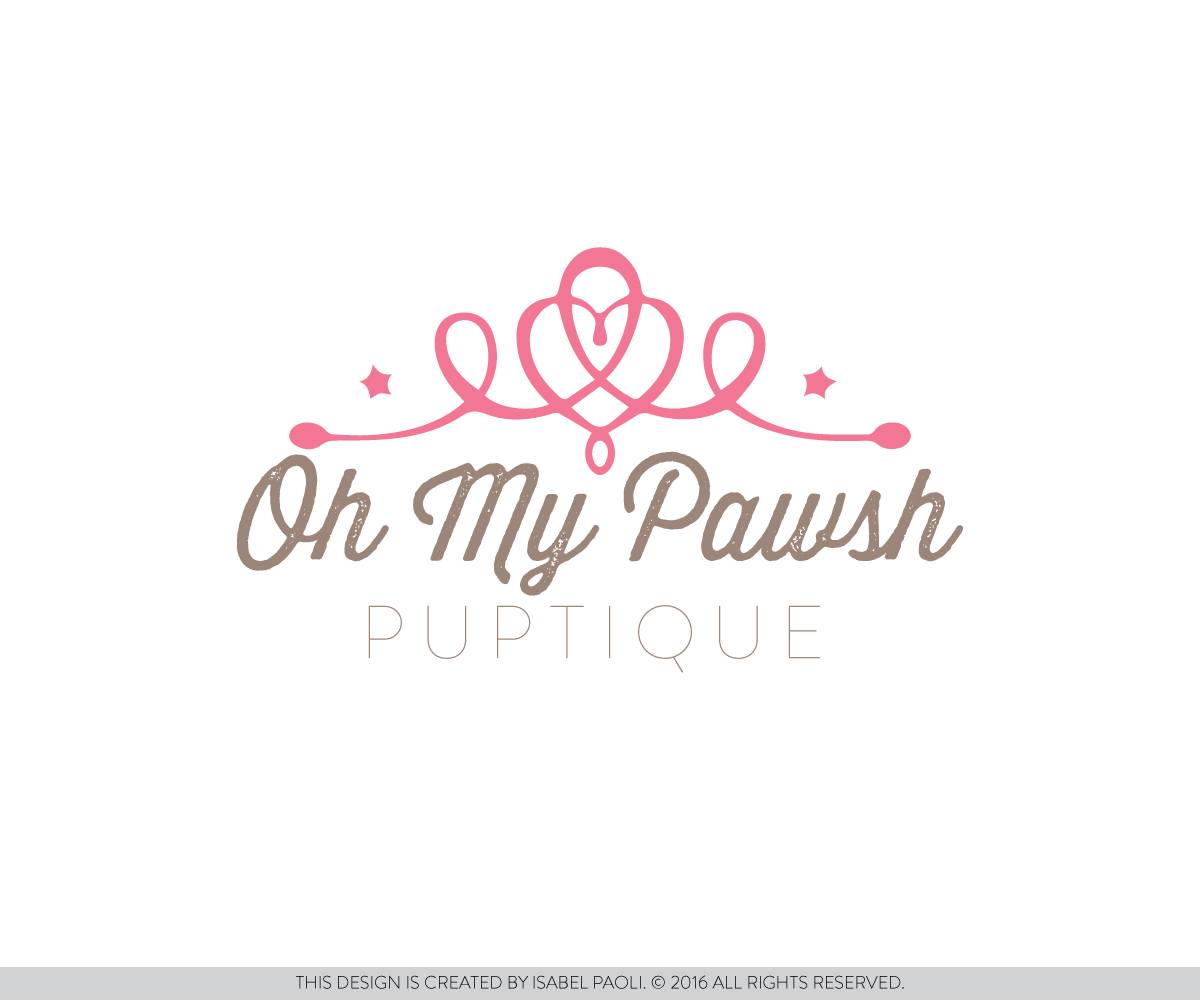Logo Design by isabel.paoli for Oh My Pawsh | Design #9428425