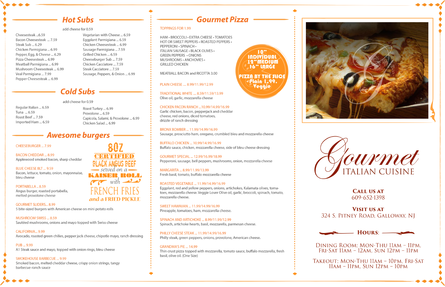 Menu Design by Jade Carvalho for this project | Design #9552164