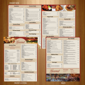 Menu Designs by ordelya.nicole