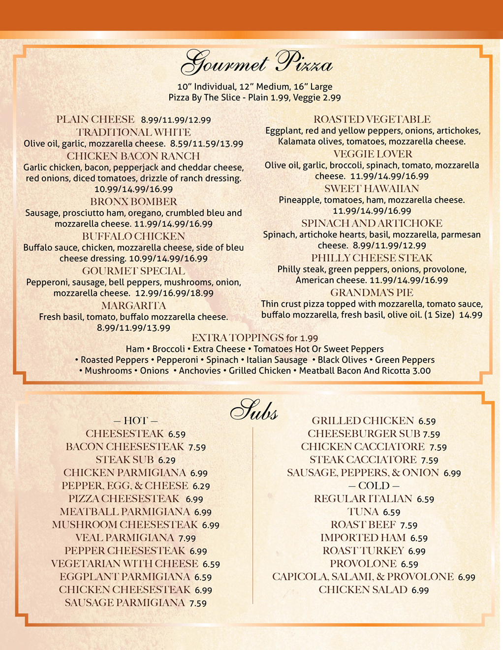 Menu Design by Marcy M for this project | Design #9470828