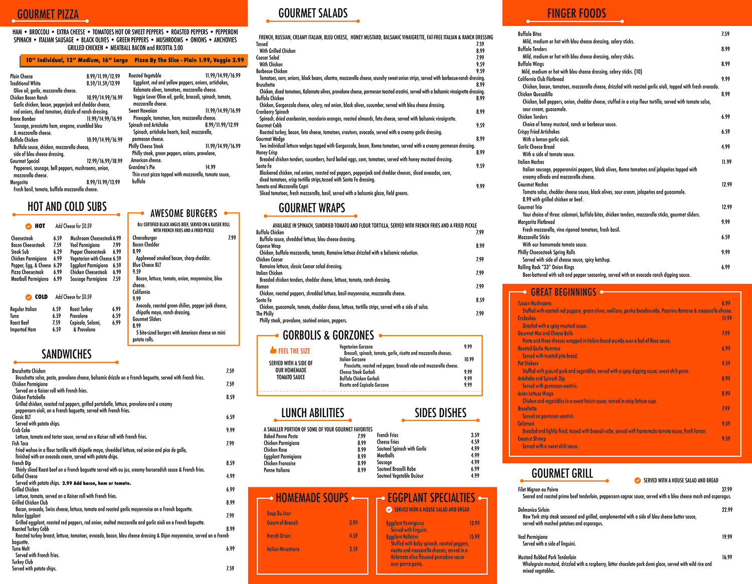 Menu Design by Martin Alonso for this project | Design #9545129