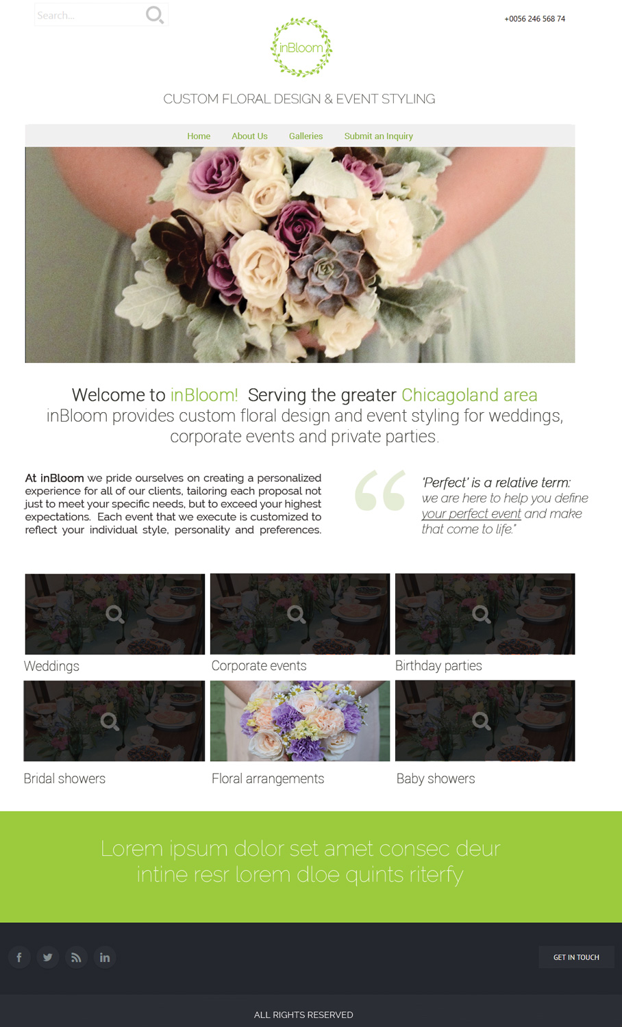 Web-Design von Jan Hobson für inBloom | Design #9464688