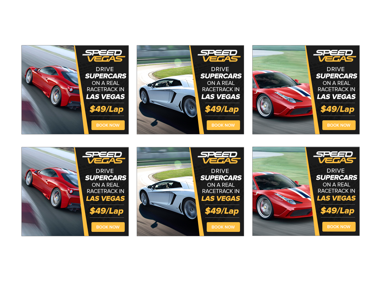 Banner Ad Design by Laurra for SPEEEDVEGAS | Design #9424187