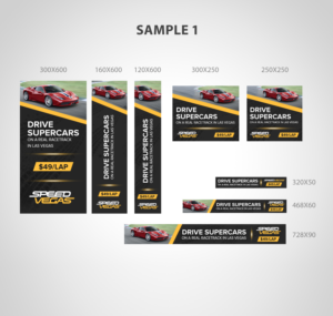 IAB web retargeting banners for Las Vegas tourist attraction | Banner-Design von Ovimatic