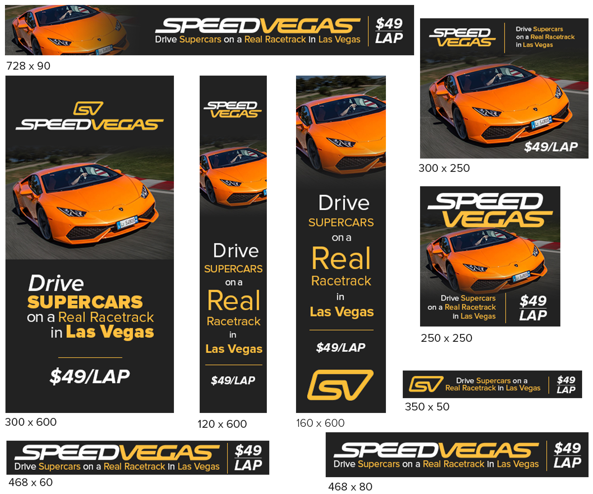 Banner Ad Design by markanthonypino for SPEEEDVEGAS | Design #9478616