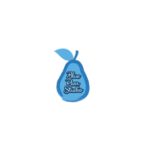 Blue Pear Studio | Logo Design by emptyboxgraphics