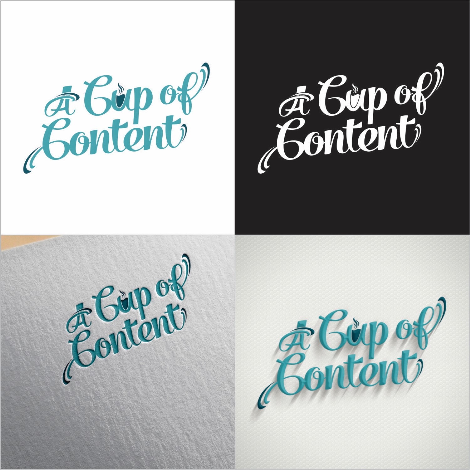 Logo Design by DG for Content a la mode | Design #9494793