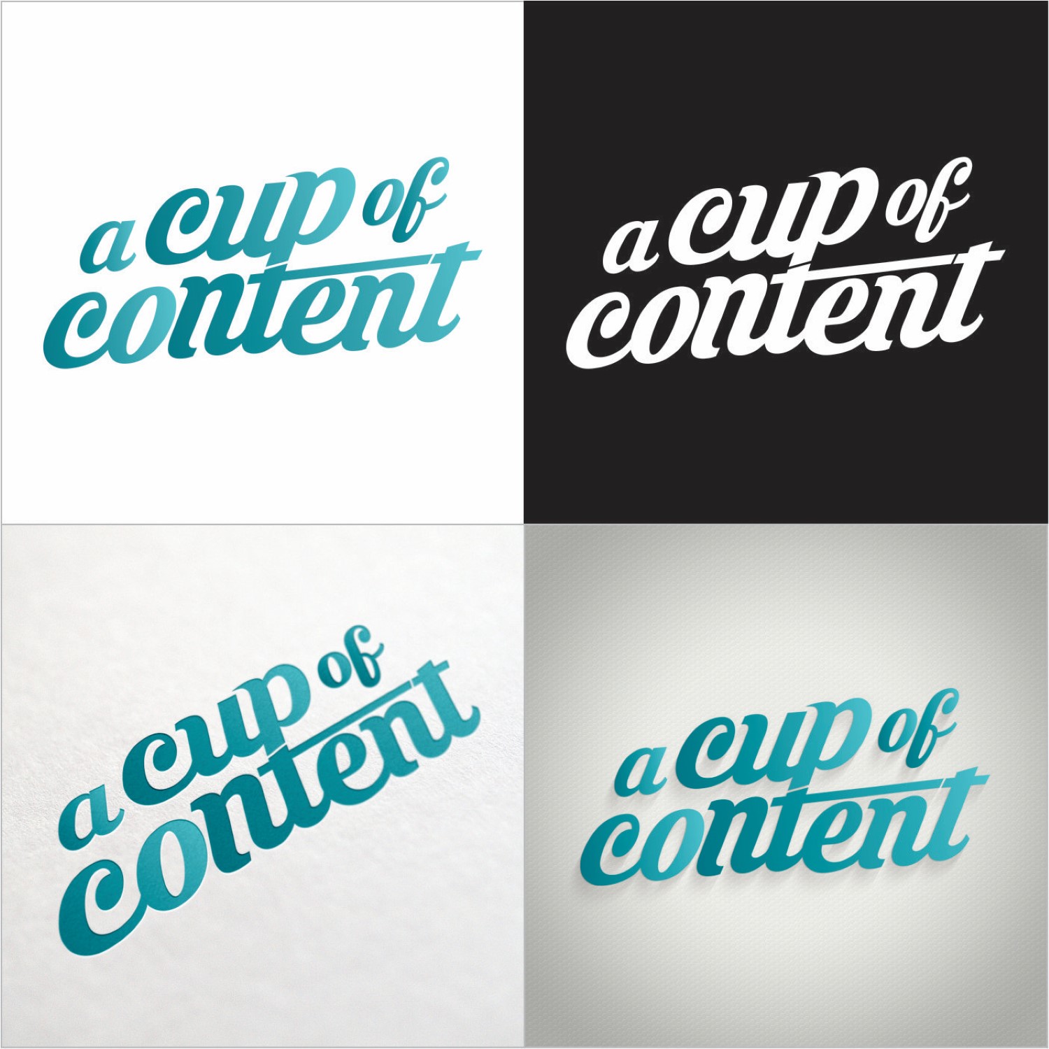Logo Design by DG for Content a la mode | Design #9630312
