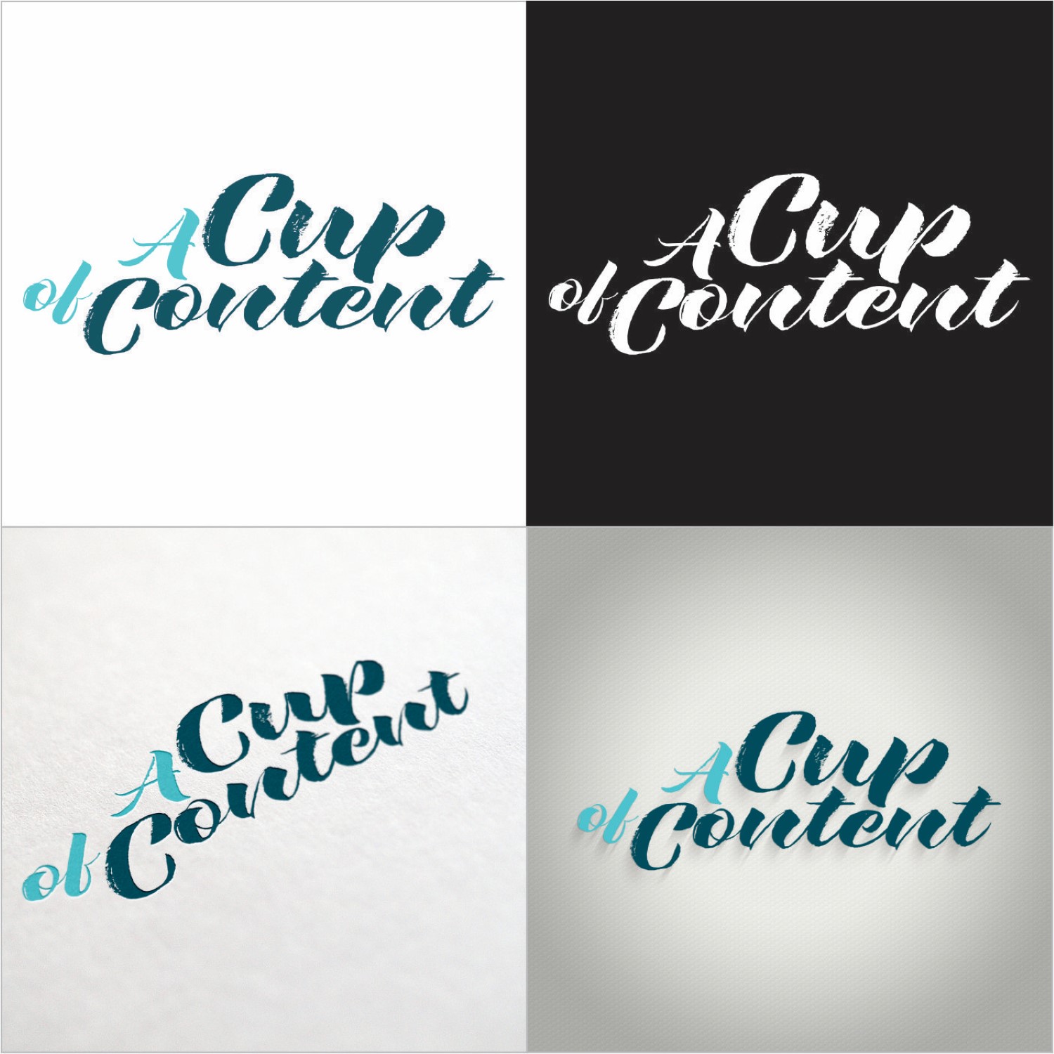 Logo Design by DG for Content a la mode | Design #9630313