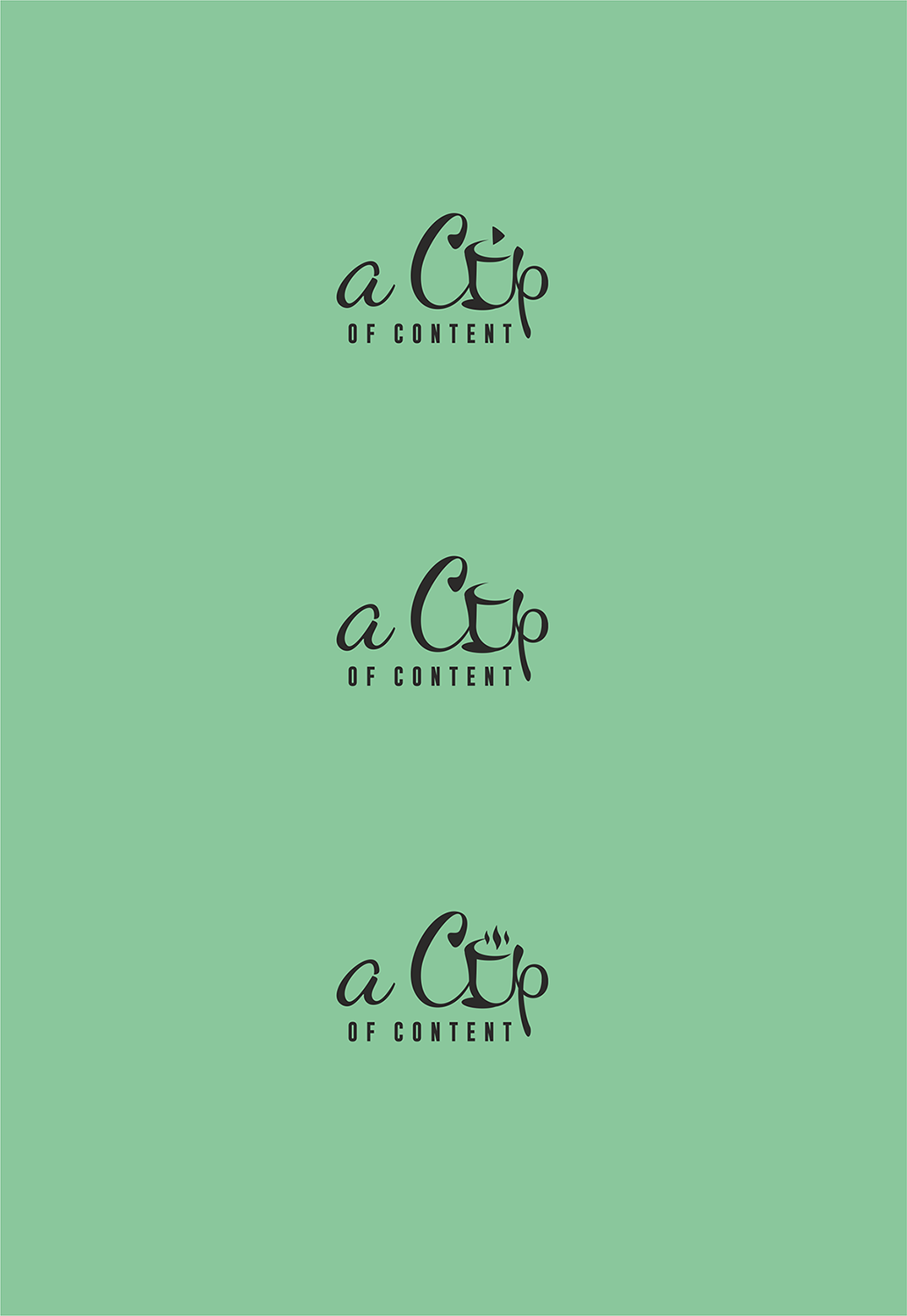 Logo Design by d-aart911 for Content a la mode | Design #9628992