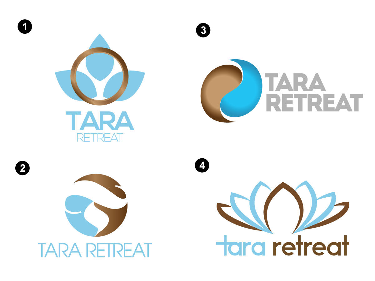Logo Design by ney@onedaygraphics for Tara Retreat | Design #9400794