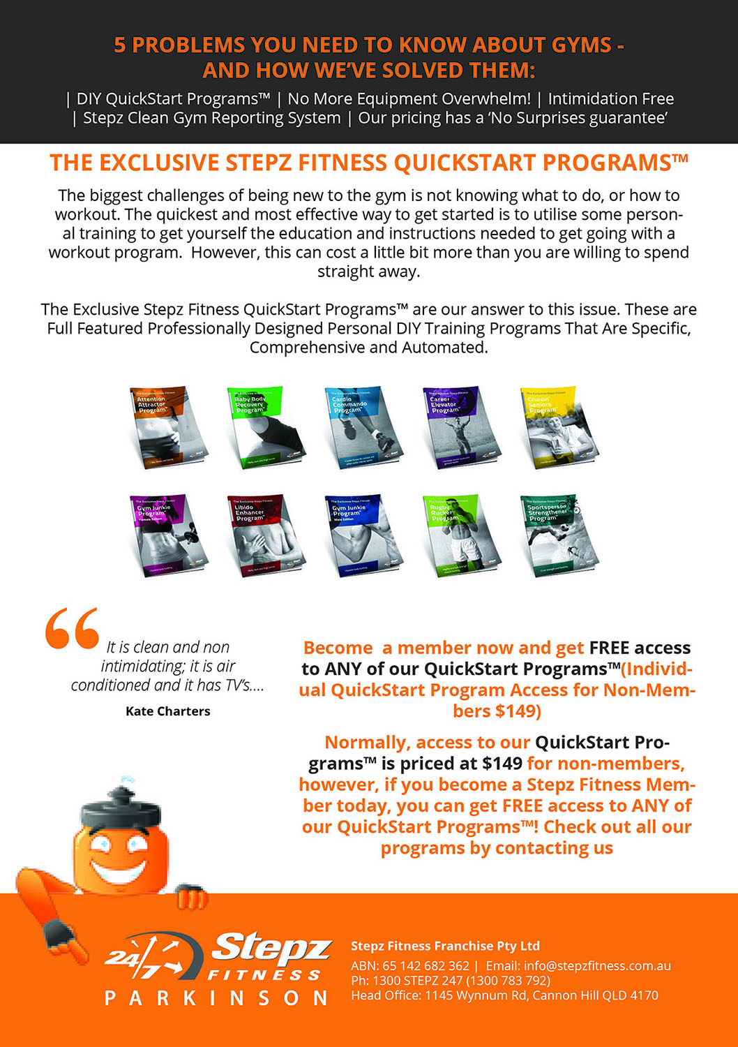 Design de Flyer par HariKiranIsukapalli pour Stepz Fitness Parkinson | Design #9412883
