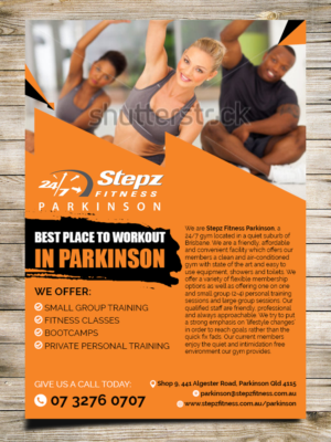 Design de Flyer par Masha K pour Stepz Fitness Parkinson | Design : #9426475