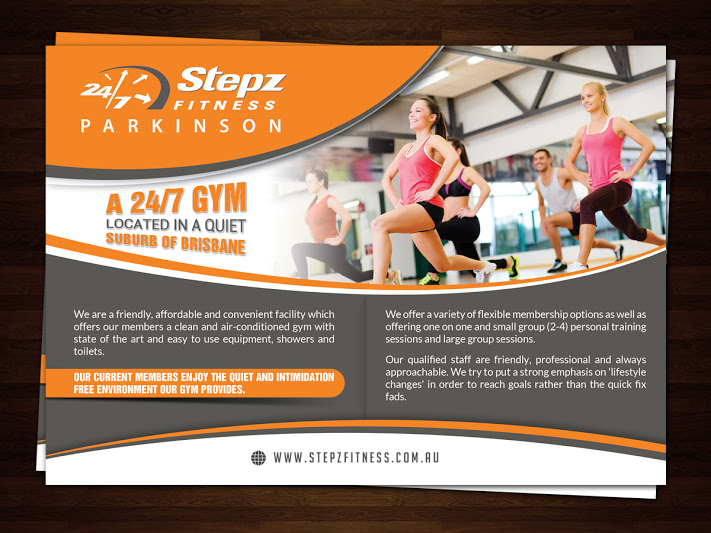 Flyer-Design von creative.bugs für Stepz Fitness Parkinson | Design #9413982