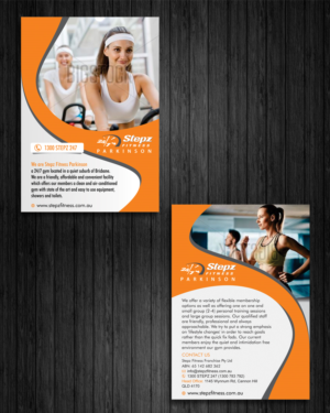 Design de Flyer par ecorokerz pour Stepz Fitness Parkinson | Design : #9416254