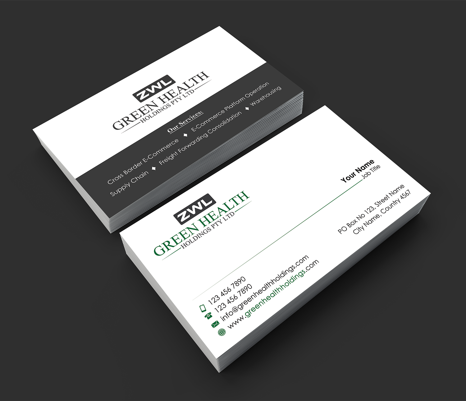 Logo Design by premnice for ZWL Green Health Holdings Pty. Ltd.  | Design #9500841