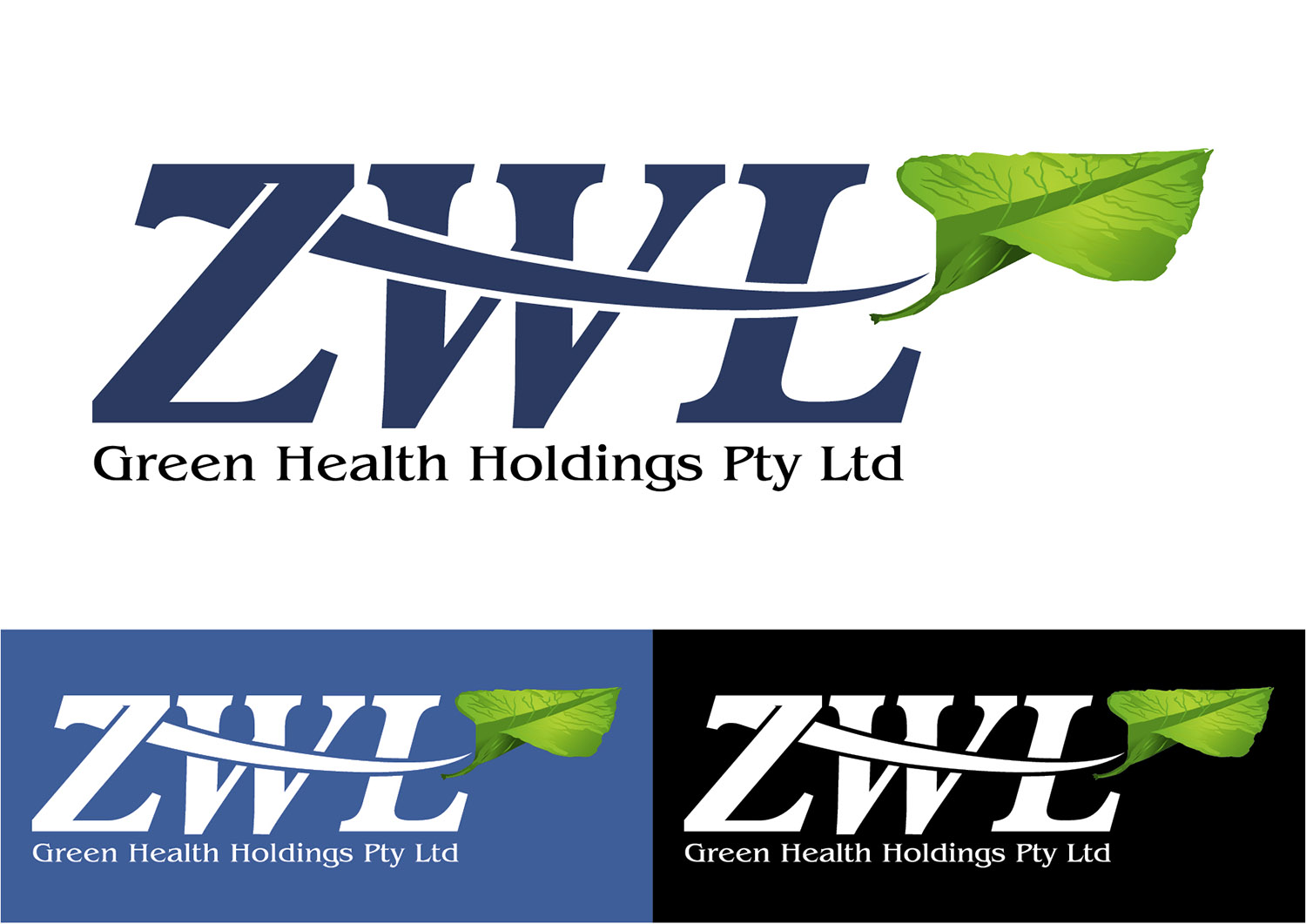 Logo Design by Cohrs Designs for ZWL Green Health Holdings Pty. Ltd.  | Design #9417156