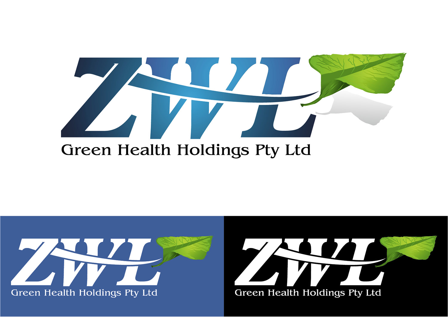 Logo Design by Cohrs Designs for ZWL Green Health Holdings Pty. Ltd.  | Design #9417157