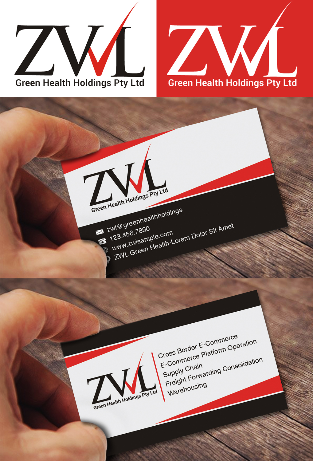 Logo Design by Ideal Colors Creative Design Studio for ZWL Green Health Holdings Pty. Ltd.  | Design #9441681