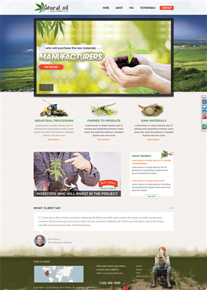 Diseño Web por Mayank Patel para este proyecto | Diseño #2064911