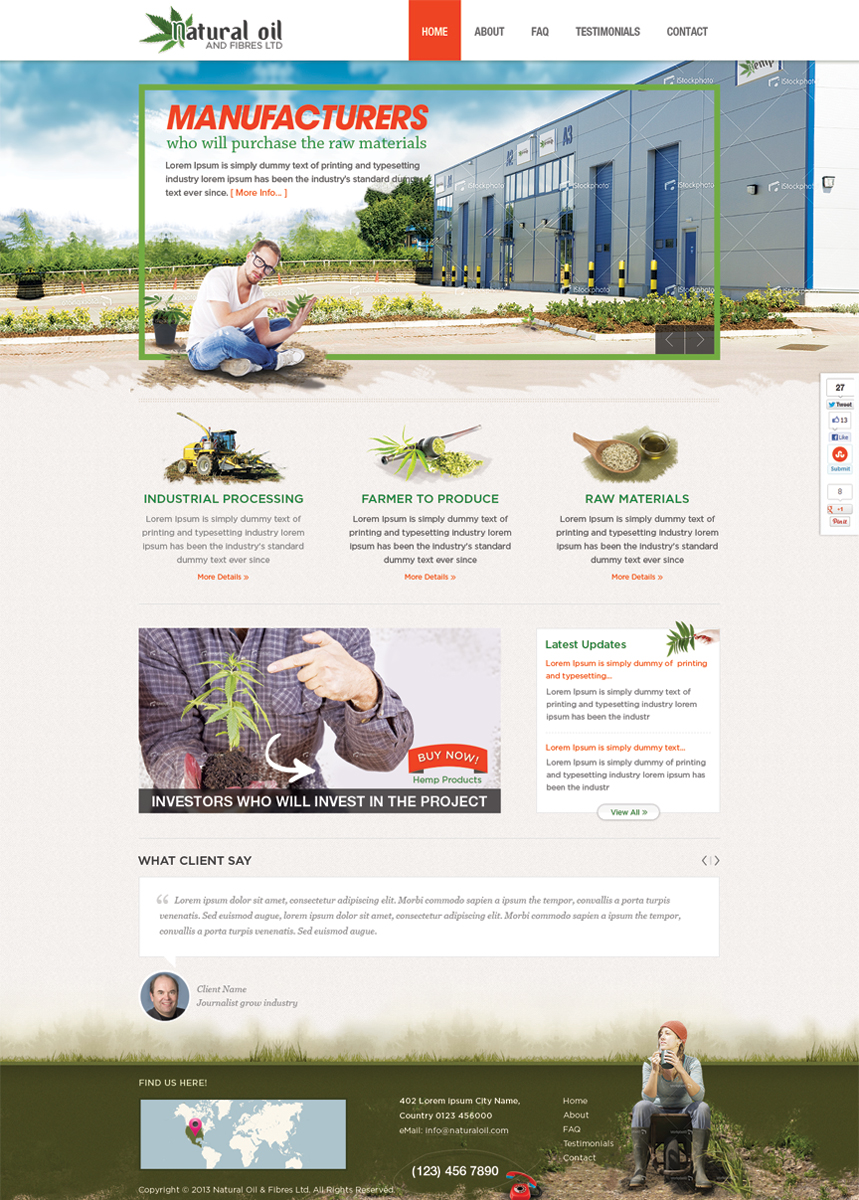 Web Design by Mayank Patel for this project | Design #2064914
