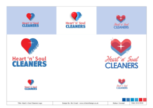 Logo Design by nvisiondesign.co.uk for Heart n Soul Cleaners | Design: #9432174