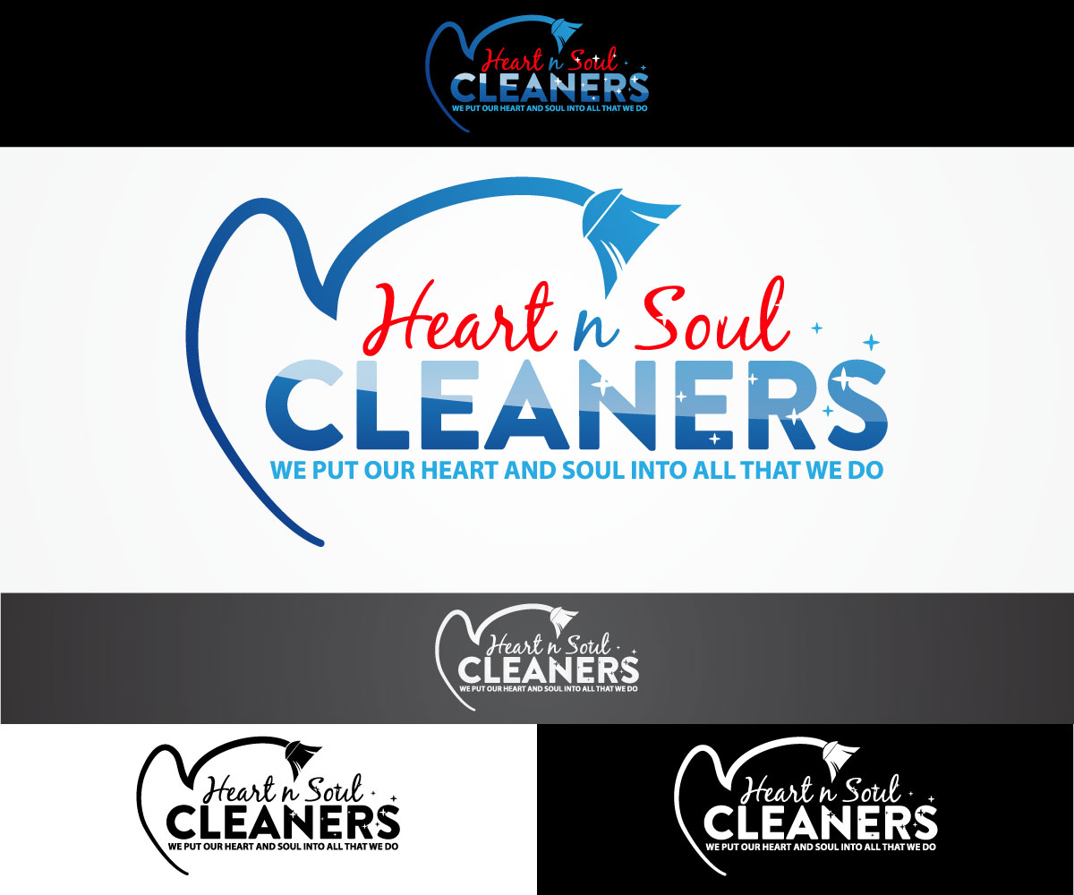 Logo Design by sangeloenriquez for Heart n Soul Cleaners | Design #9432278