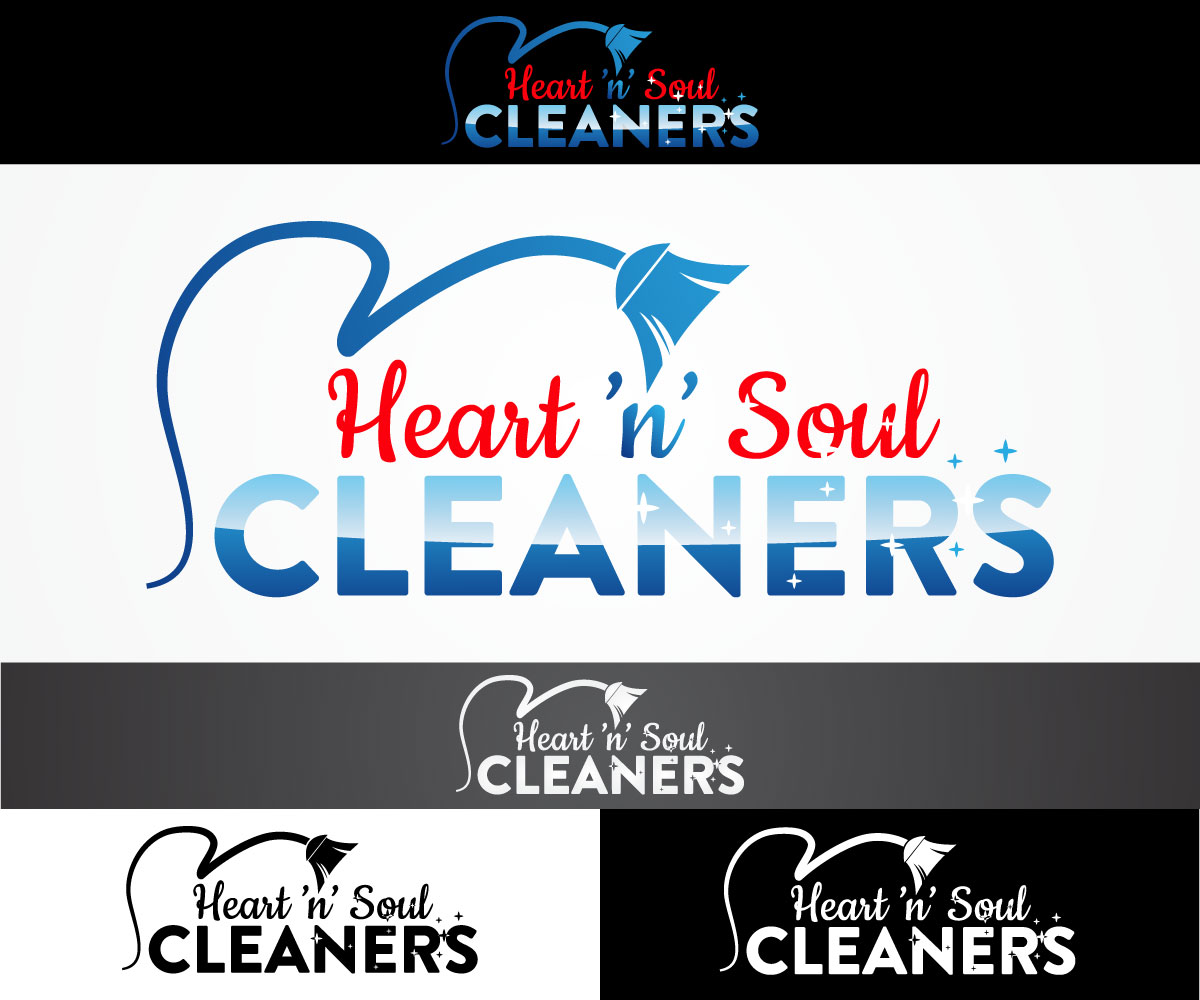 Logo Design by sangeloenriquez for Heart n Soul Cleaners | Design #9443838