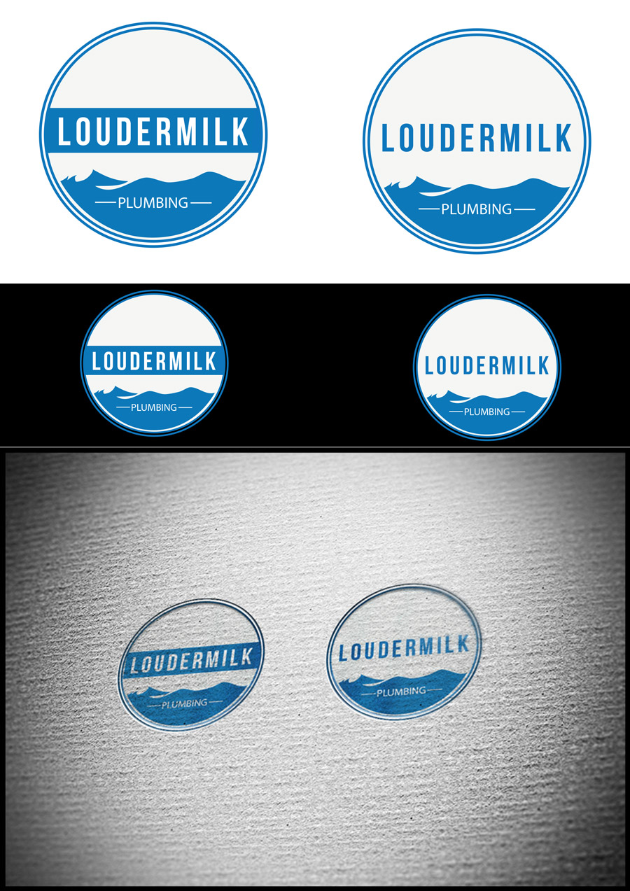 Logo Design by MadDesign for Loudermilk Plumbing | Design #2110958