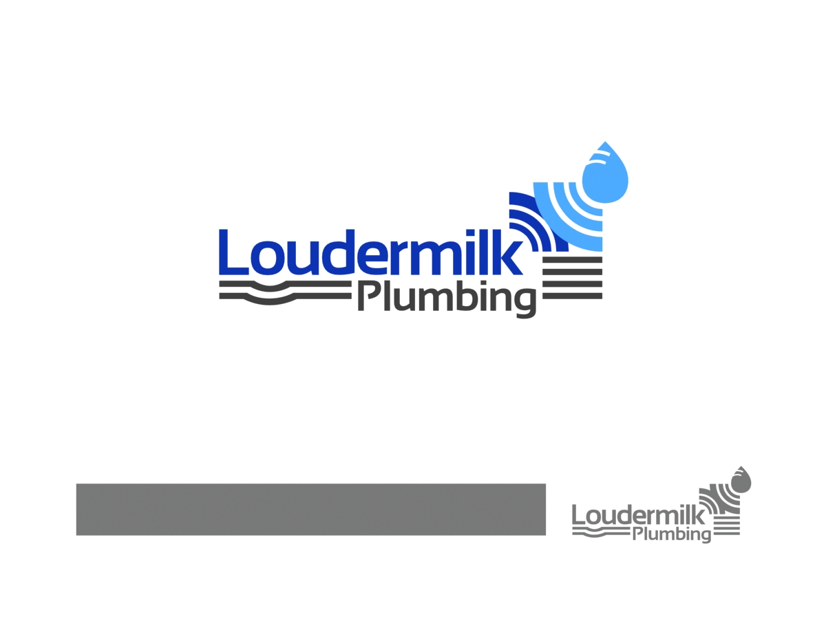 Logo Design by justT-bluebird for Loudermilk Plumbing | Design #2108875