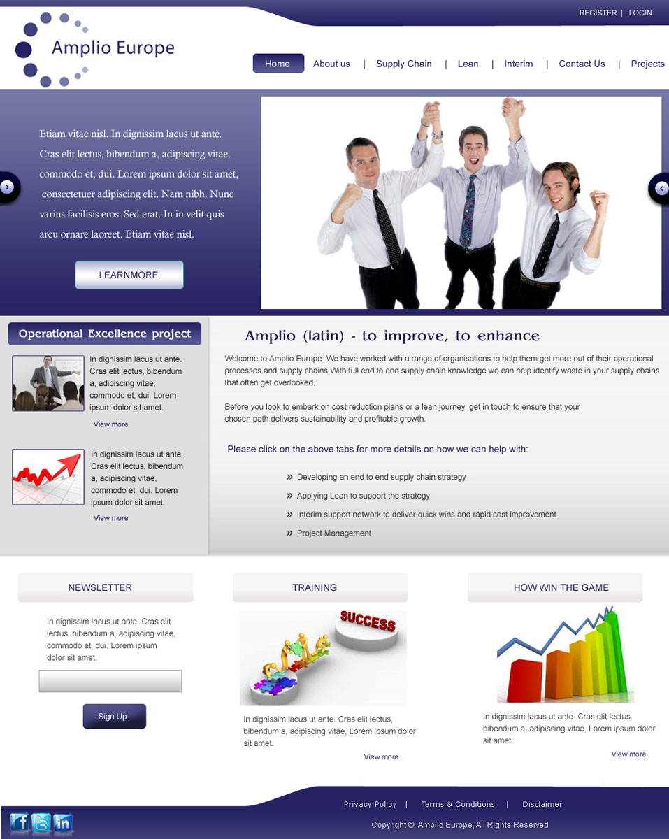 Web Design by pb for this project | Design #421496