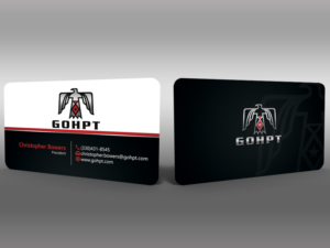 Business card / logo redesign for Military Contracting Company | Business Card Design by Hardcore Design