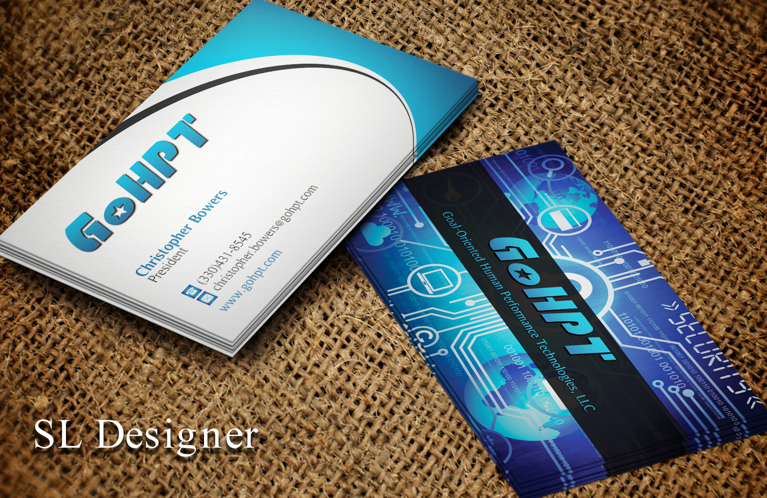 Business Card Design by SL Designer for Active Defense | Design #9431633