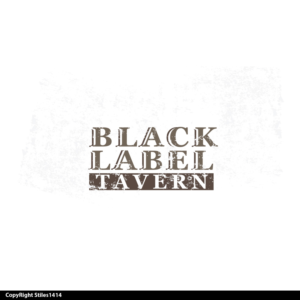 Black Label Tavern | Logo Design by stiles1414