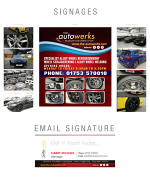 Building signage and email signature | Design de Panneau par Intro Base