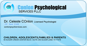 Business Card Design by azelia for Conlon Psychological Services PLLC | Design: #2085696