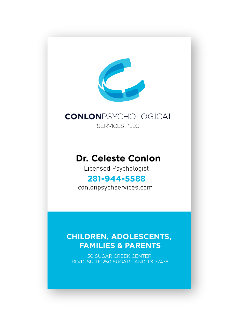Business Card Design by DCC for Conlon Psychological Services PLLC | Design #2112523