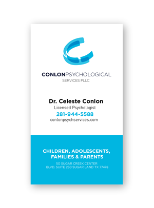 Business Card Design by DCC for Conlon Psychological Services PLLC | Design: #2112523