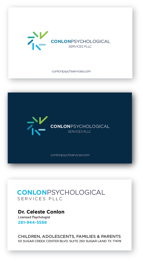 Business Card Design by DCC for Conlon Psychological Services PLLC | Design #2114586