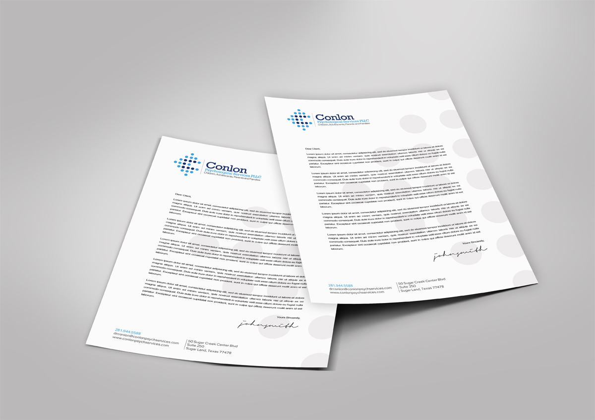 Business Card Design by diRtY.EMM for Conlon Psychological Services PLLC | Design #2068732