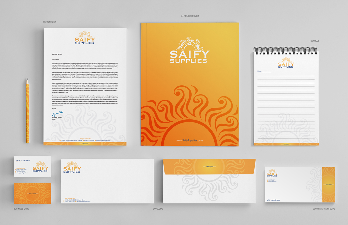 Stationery Design by shazigns for adamji distributors ltd | Design #2102912